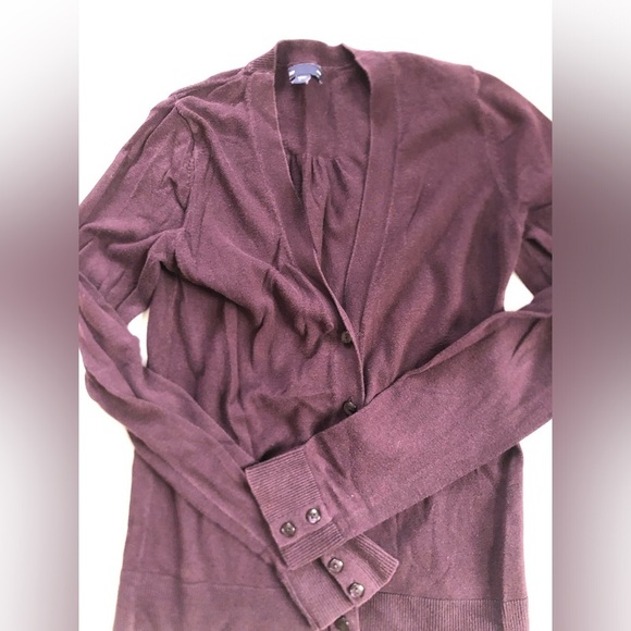 GAP Purple Button-Up Cardigan - Picture 4 of 11
